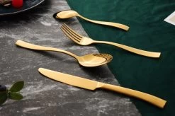 Bestekset - Bestek Goud -24 Delig-Zwitsers Kwaliteit-Complete Set-100% Roestvrijstaal-Gold 24k-Goud 24K -Kook Verkoop 1200x799 82