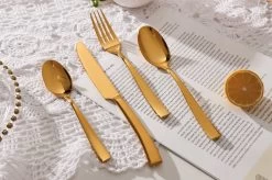 Bestekset - Bestek Goud -24 Delig-Zwitsers Kwaliteit-Complete Set-100% Roestvrijstaal-Gold 24k-Goud 24K -Kook Verkoop 1200x799 87