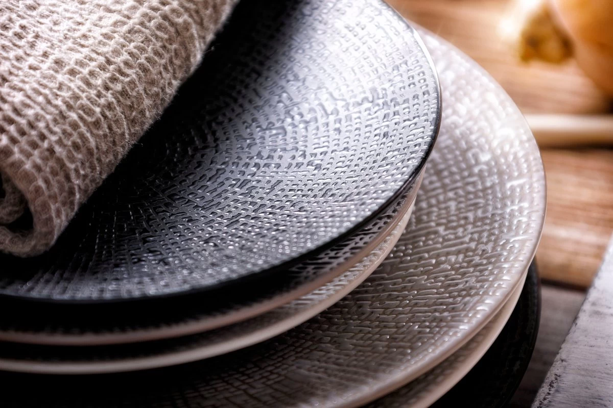 Palmer Bordenset Cubical Stoneware 6-persoons 18-delig Grijs 8 Palmer Bordenset Cubical Stoneware 6-persoons 18-delig Grijs - Afbeelding 6