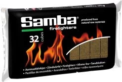 Samba Aanmaakblokjes Bruin á 24 X 32 Stuks - Omdoos Is 768 Aanmaakblokjes -Kook Verkoop 1200x805 1