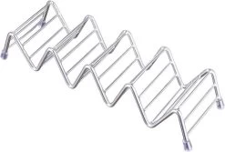 Krumble Taco Houder - Taco En Tortilla Houder Voor 4 Stuks - Serveerschalen - Koken & Tafelen - Kookgerei - Snack- & Tappasschalen - Metaal - Zilver -Kook Verkoop 1200x811 3