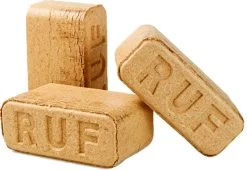Merkloos RUF Briketten - Beukenhout Briketten - Brandhout - Hout Briketten Geperst - 20kg - 24briketten -Kook Verkoop 1200x828