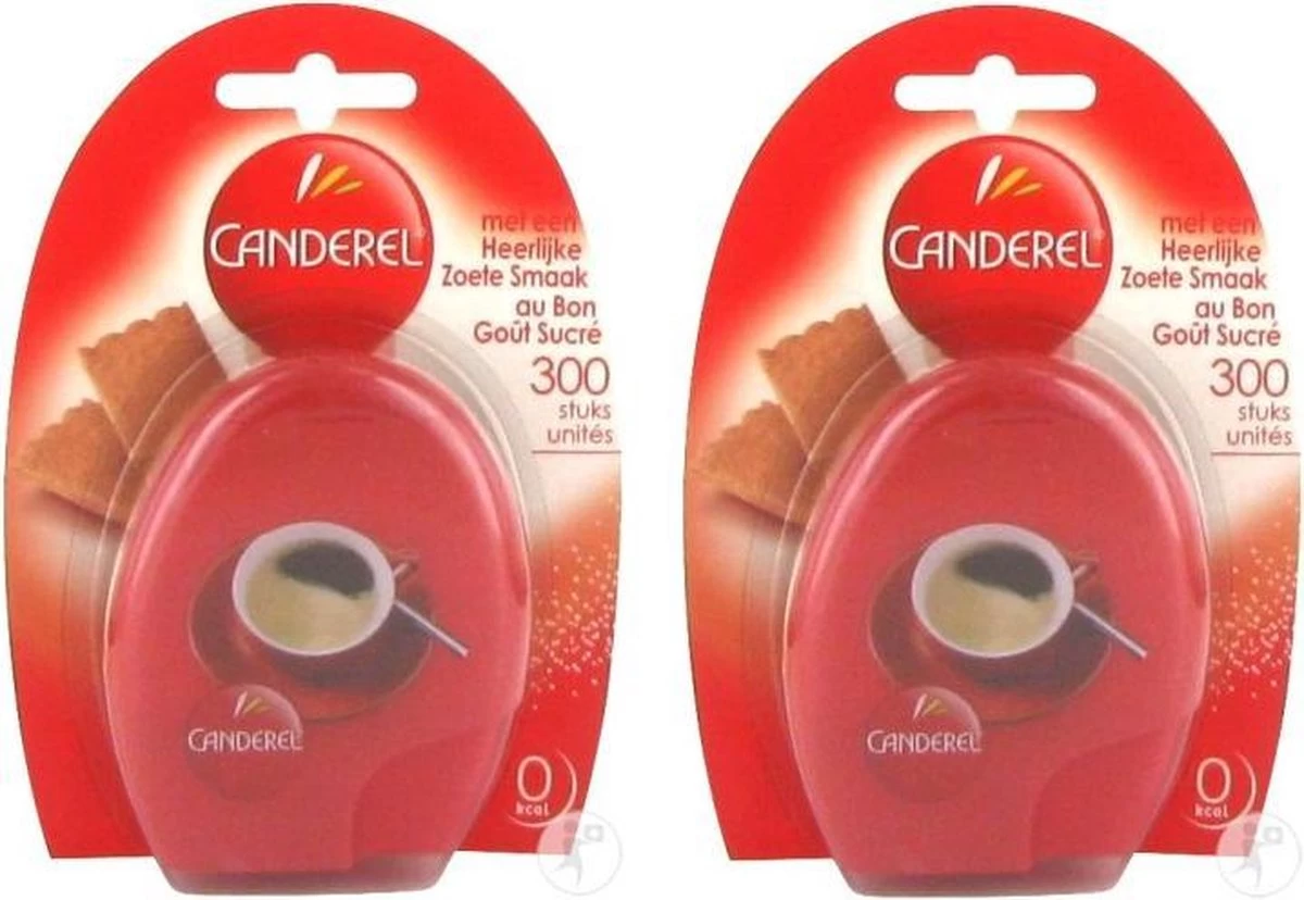 Canderel Zoetjes 300 Stuks 2 Verpakkingen 3 Canderel Zoetjes 300 Stuks 2 Verpakkingen