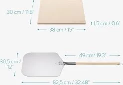 Navaris Pizzasteen XL Voor Oven En Barbecue - Rechthoekige Pizzaplaat 38 X 30 Cm - Inclusief Pizzaschep Met Extra Lang Handvat En Receptenboek 11 Navaris Pizzasteen XL Voor Oven En Barbecue - Rechthoekige Pizzaplaat 38 X 30 Cm - Inclusief Pizzaschep Met Extra Lang Handvat En Receptenboek -Kook Verkoop 1200x834