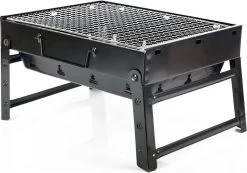 Merkloos Decopatent® Portable Houtskool BBQ - Barbecue - Inklapbaar - Barbecue Houtskool - Tafel Grill - Camping - Strand - Festival - Park -Kook Verkoop 1200x840