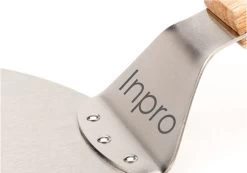 Inpro Pizzaschep RVS - Rond - Voor BBQ En Oven - Pizzaspatel - Taartschep - Houten Handvat - BBQ Gereedschap - Keukengerei - 30 Cm Diameter - Spatel -Kook Verkoop 1200x842