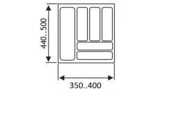 Culinorm Bestekbak - Besteklade - 40 Cm Breed X 50 Cm Diep - Grijs -Kook Verkoop 1200x850 6