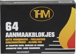 THM Witte Aanmaakblokjes Paraffine 64 Stuks Omdoos 12 Pakjes 9 THM Witte Aanmaakblokjes Paraffine 64 Stuks Omdoos 12 Pakjes -Kook Verkoop 1200x858