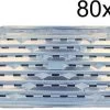 S'MART BBQ Aluminium Grillschaal 80 Stuks 34x22x2,5cm (2 X 40 Stuks) Ideaal Voor Op De BBQ - Wegwerp Grillschalen - Voordeelverpakking BBQ Accessoires -Kook Verkoop 1200x877