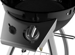 Accente Outdoor Gas BBQ - ø 45 Cm- Inclusief Grillplaat & Gasslang - Zwart -Kook Verkoop 1200x883