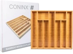 Grote Bestekbak Bamboe 51x47cm | Besteklade Van Coninx | Bestekhouder | Opbergbak | Duurzaam | Voor Laden Van 47cm Diep -Kook Verkoop 1200x890 3