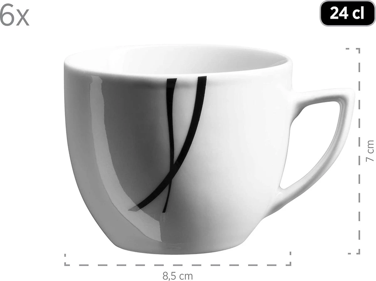 Merkloos 30-delige Combiset Voor 6 Personen 10 Merkloos 30-delige Combiset Voor 6 Personen - Afbeelding 8