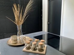 Theeplank Met 6 Potjes En Houten Lepel Voor Thee Theeplateau ( Vervanger Van Theedoos ) MeubelZwagerij -Kook Verkoop 1200x900 130