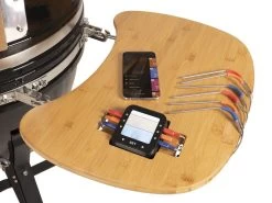 Patton - Kamado 21" - Premium Black - Keramische Barbecue - Incl. Bluetooth Kerntemperatuurmeter - LED Verlichting - Large - Compleet - Zwart 27 Patton - Kamado 21" - Premium Black - Keramische Barbecue - Incl. Bluetooth Kerntemperatuurmeter - LED Verlichting - Large - Compleet - Zwart -Kook Verkoop 1200x900 34