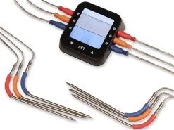 Patton - Kamado 21" - Premium Black - Keramische Barbecue - Incl. Bluetooth Kerntemperatuurmeter - LED Verlichting - Large - Compleet - Zwart 31 Patton - Kamado 21" - Premium Black - Keramische Barbecue - Incl. Bluetooth Kerntemperatuurmeter - LED Verlichting - Large - Compleet - Zwart -Kook Verkoop 1200x900 35