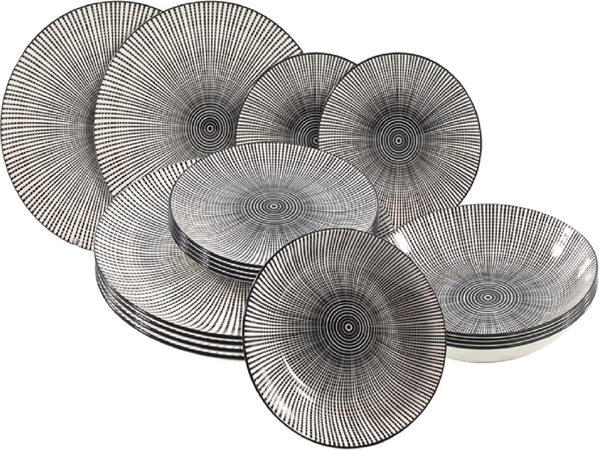 Studio Tavola Serviesset In-Line 18-Delig 4 Studio Tavola Serviesset In-Line 18-Delig - Afbeelding 2