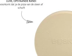 Boska Pizzasteen Deluxe - Voor Oven & BBQ - Knapperige Pizza's - Ø 29.5 Cm - BBQ Accessoires -Kook Verkoop 1200x921 2
