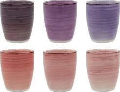 Tavola - Koffiemokken - Zonder Oor - Kleurrijk - Aardewerk - 160Ml - 6 Stuks - Ibizia -Kook Verkoop 1200x927 1