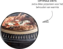 Boska Pizzasteen Deluxe - Voor Oven & BBQ - Knapperige Pizza's - Ø 29.5 Cm - BBQ Accessoires -Kook Verkoop 1200x942 3