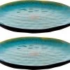 Palmer Bord Lotus 27.5 Cm Zwart Turquoise Stoneware 2 Stuk(s) -Kook Verkoop 1200x945 3