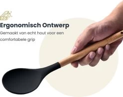 Hescom Siliconen Gesloten Opscheplepel Met Anti-aanbaklaag - Keukengerei Met Ergonomisch Design - Hittebestendige Serveerlepel - Vaatwasservriendelijk 13 Hescom Siliconen Gesloten Opscheplepel Met Anti-aanbaklaag - Keukengerei Met Ergonomisch Design - Hittebestendige Serveerlepel - Vaatwasservriendelijk -Kook Verkoop 1200x946 4