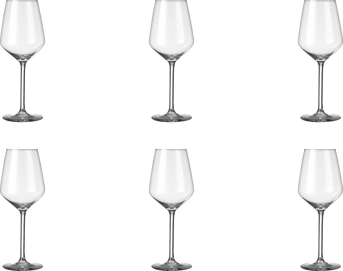 Royal Leerdam Carré Wijnglazen - 380 Ml - 6 Stuks 4 Royal Leerdam Carré Wijnglazen - 380 Ml - 6 Stuks - Afbeelding 2