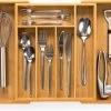 Budu Uitschuifbare Bamboe Bestekbak #33,5 (33,5 Cm Diep) - Bestekcassette Hout - Besteklade - 33,5 X 28 - 45 Cm - 5/7 Vakken -Kook Verkoop 1200x952 4