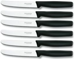 Victorinox Tafelmessen - 6-Delig - Zwart - Recht Heft -Kook Verkoop 1200x953 5