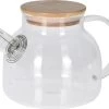 Excellent Houseware Glazen Theepot 800 Ml Met Filter - Theepotten/theekannen Van Glas