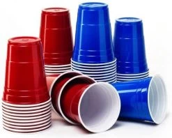 Merkloos Beerpong - 50 Stuk(s) Blue Cups & Red Cups Inc. 3 Ballen - Beerpong Drankspel - Plastic Bekers -Kook Verkoop 1200x961 4