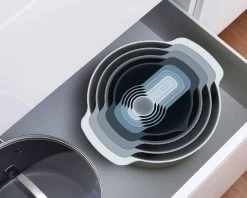 Joseph Joseph Editions Sky Nest 9 Plus Keukenhulpen - Polypropyleen - Set Van 9 Stuks - Oceaan -Kook Verkoop 1200x964 3