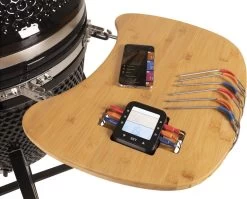 Patton - Kamado 21" - Premium Black - Keramische Barbecue - Incl. Bluetooth Kerntemperatuurmeter - LED Verlichting - Large - Compleet - Zwart 29 Patton - Kamado 21" - Premium Black - Keramische Barbecue - Incl. Bluetooth Kerntemperatuurmeter - LED Verlichting - Large - Compleet - Zwart -Kook Verkoop 1200x969 1