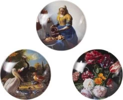 Gusta Hollandse Meesters - Gebaksbordje - ø15cm - Set 3 Stuks -Kook Verkoop 1200x972