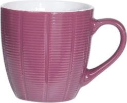 Orange85 Koffiekopjes Gekleurd - Set Van 6 - Koffiemokken - Streep - 200 Ml - Reliëf - Aardewerk - Met Oor - Theemokken -Kook Verkoop 1200x976 1