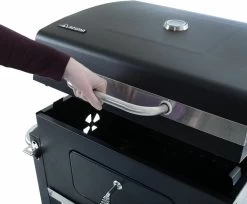 Vaggan Luxe Houtskool Barbecue - Grilloppervlak (LxB) 44 X 32 Cm - Staal - Matzwart -Kook Verkoop 1200x989 2