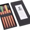 Chopsticks - Hout - 5 Paar - 22,5 Cm - Japanse Stijl - Sushi Giftset -Kook Verkoop 1200x992 3