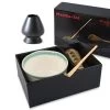 Merkloos Matcha Thee Set Inclusief Handgemaakte Matcha Kom, Bamboe Matcha Klopper, Chasen Houder Zwart En Bamboe Maatschep - Complete Matcha Set -Kook Verkoop 1200x993 5