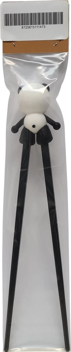 DongDong - Eetstokjes Voor Kinderen - Pandabeer Motief - 22.5 Cm - Zwart Wit 5 DongDong - Eetstokjes Voor Kinderen - Pandabeer Motief - 22.5 Cm - Zwart Wit - Afbeelding 3