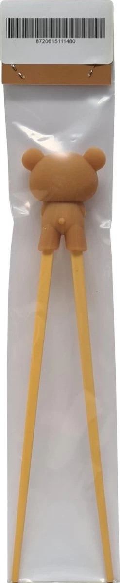 DongDong - Eetstokjes Voor Kinderen - Beer Motief - 22.5 Cm - Bruin -Kook Verkoop 248x1200