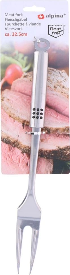 Vleesvork 32,5 Cm Van RVS - Keukengerei - Kookgerei - Tweetandige Vork -Kook Verkoop 309x1200 1