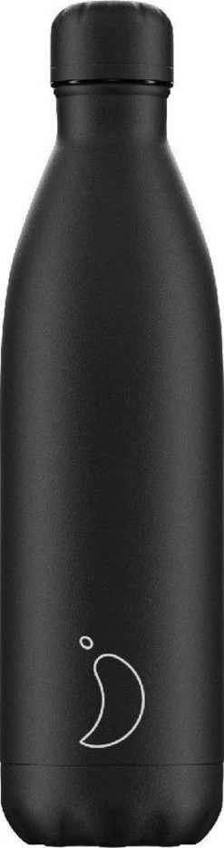Chilly's 750 Ml Fles Monochrome All Black 750 Ml