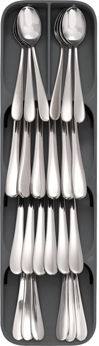 Joseph Joseph - Duo - Bestek Organiser Compact - Grijs 3 Joseph Joseph - Duo - Bestek Organiser Compact - Grijs