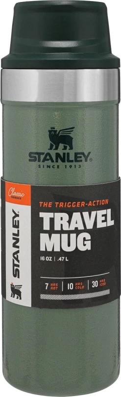 Stanley Trigger-Action Travel Mug 0.47L - Thermosfles - Hammertone Green -Kook Verkoop 366x1200