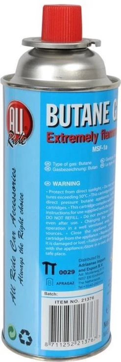 All Ride Butaan Gas / Navulgas -Kook Verkoop 403x1200