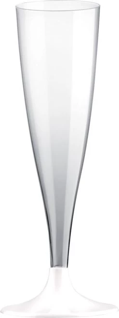 Santex Champagneglazen Kunststof 140 Ml Met Witte Voet - Set 50x Stuks -Kook Verkoop 452x1200 1