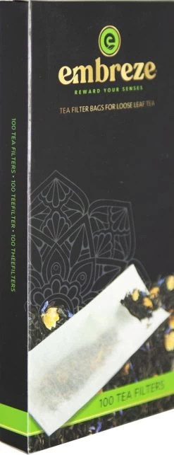 Embreze Theefilter Voor Losse Thee | 100% Chloorvrij | 100 Theefilters -Kook Verkoop 461x1200