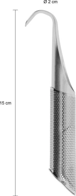 Krumble Theezeef - Hangend - Pijp - Theezeefje - Thee Ei - Tea Infuser - Kruidenfilter - Voor Losse Thee - RVS - Zilver - 4 X 2 X 15 Cm -Kook Verkoop 465x1200 3