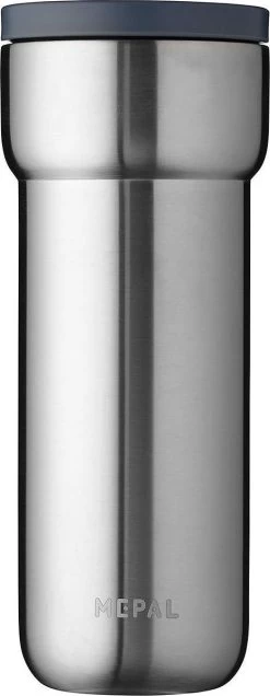 Mepal Isoleerbeker Ellipse 475 Ml – Houdt Je Drankje 6 Uur Warm En 10 Uur Koud – Natural Brushed – Koffiebeker To Go – Lekdicht – Thermosbeker