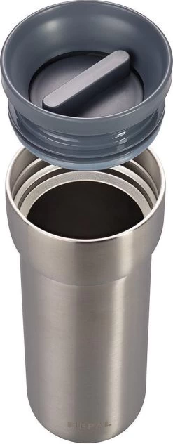 Mepal Isoleerbeker Ellipse 475 Ml – Houdt Je Drankje 6 Uur Warm En 10 Uur Koud – Natural Brushed – Koffiebeker To Go – Lekdicht – Thermosbeker -Kook Verkoop 469x1200