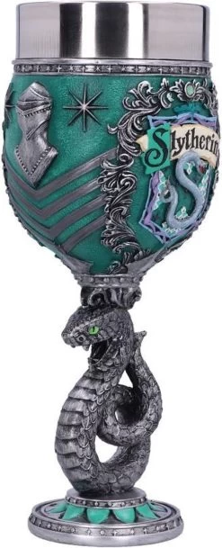 Nemesis Now - Harry Potter - Slytherin - Wijnkelk - Blauw - 19.5cm -Kook Verkoop 487x1200 1